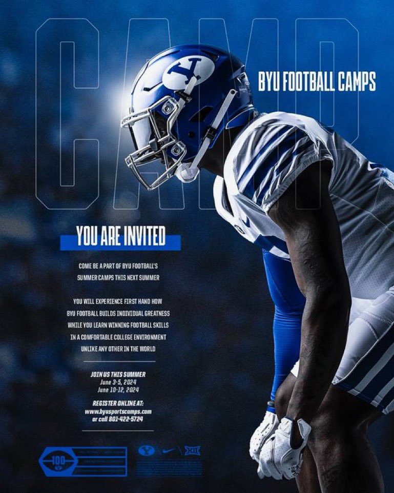 Thank you for the Camp info and invite!🔵⚪️ <a href="/jrcoy23/">Coach Randy Coy, Jr.</a> <a href="/BYUfootball/">BYU FOOTBALL</a>