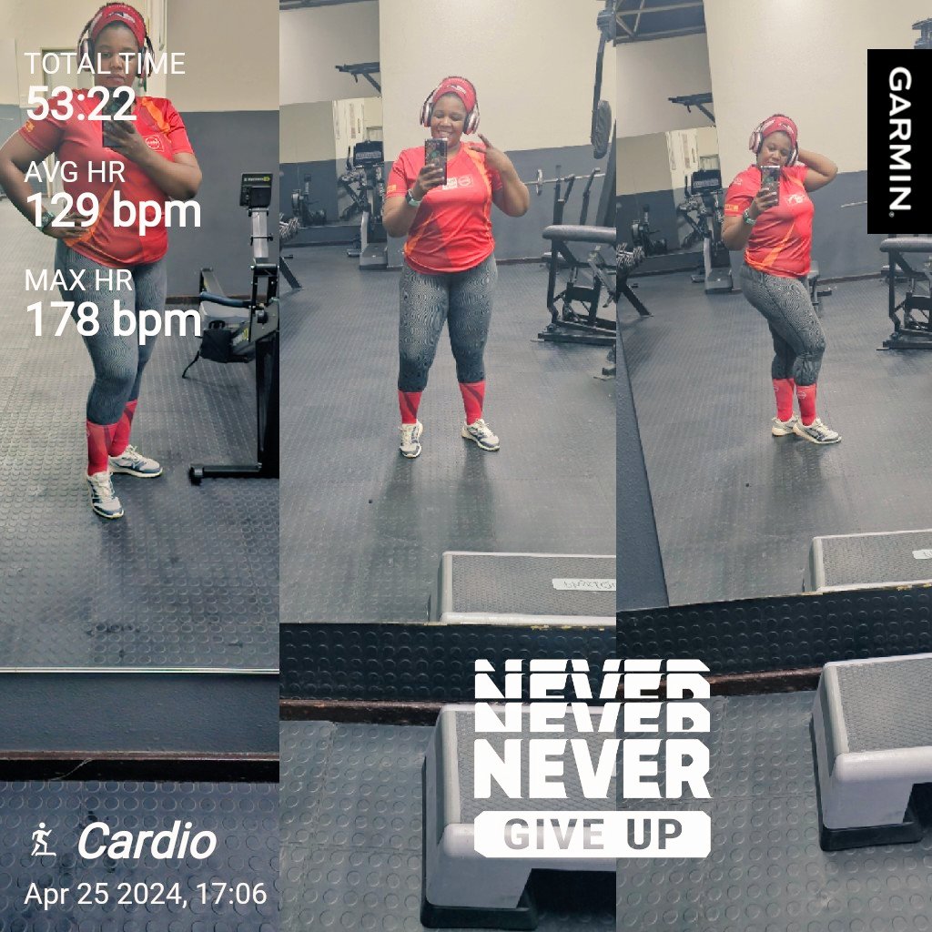 Thirstday workout done💃🏾#garmin #FormyShaunP #Icarryyouinmyspirit #IPaintedMyWorkout #Mafurantlogele #Acalorieatthetime #JourneyToWeightloss #FetchYourBody2024 #Owarafela #Kerafela