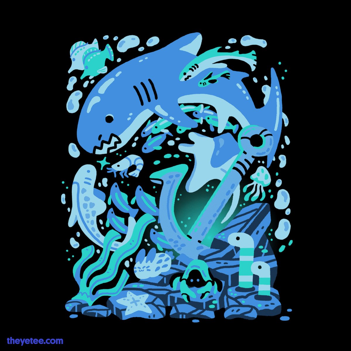 「Darling it's better, down where it's wet」|The Yetee 🌈のイラスト