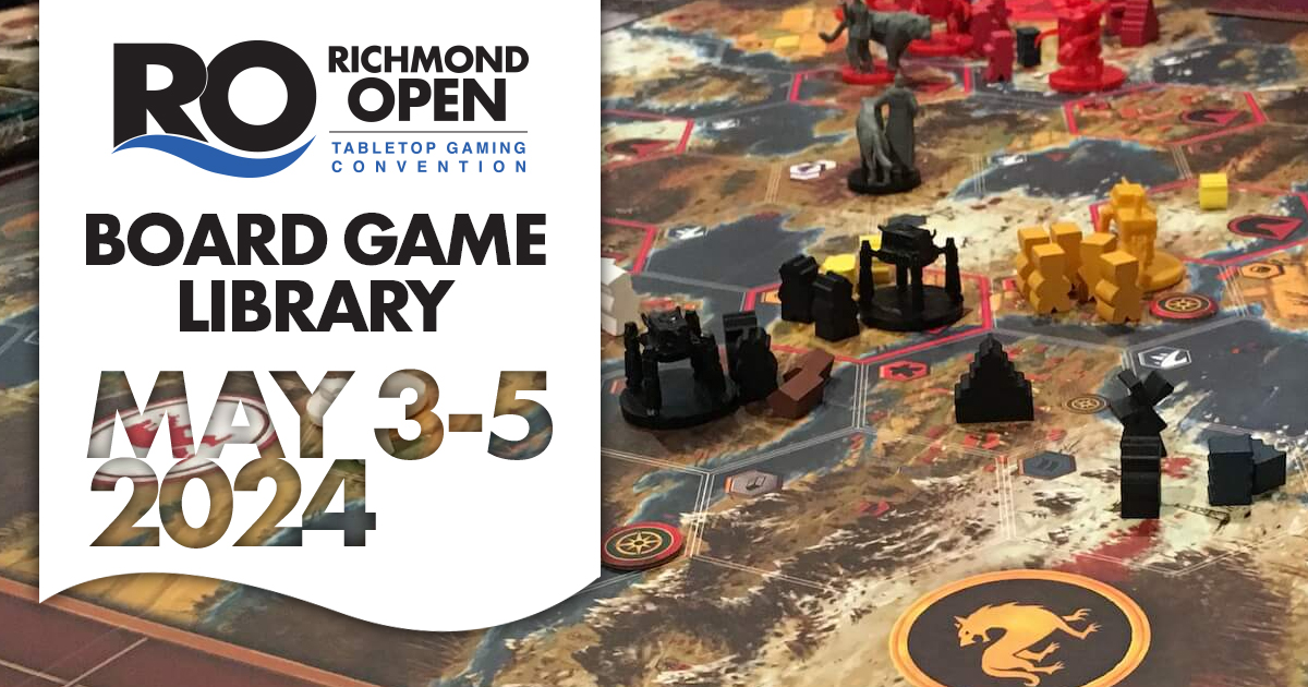 RichmondOpenCon's tweet photo. Your badge gets you access to the Board Game Library at Richmond Open 2024! Hundreds of games, popular and new titles, an easy check-in and check-out process, and open tables! Come play some board games with friends! #boardgames #gaming #richmondopen https://t.co/swUCb7MVVW