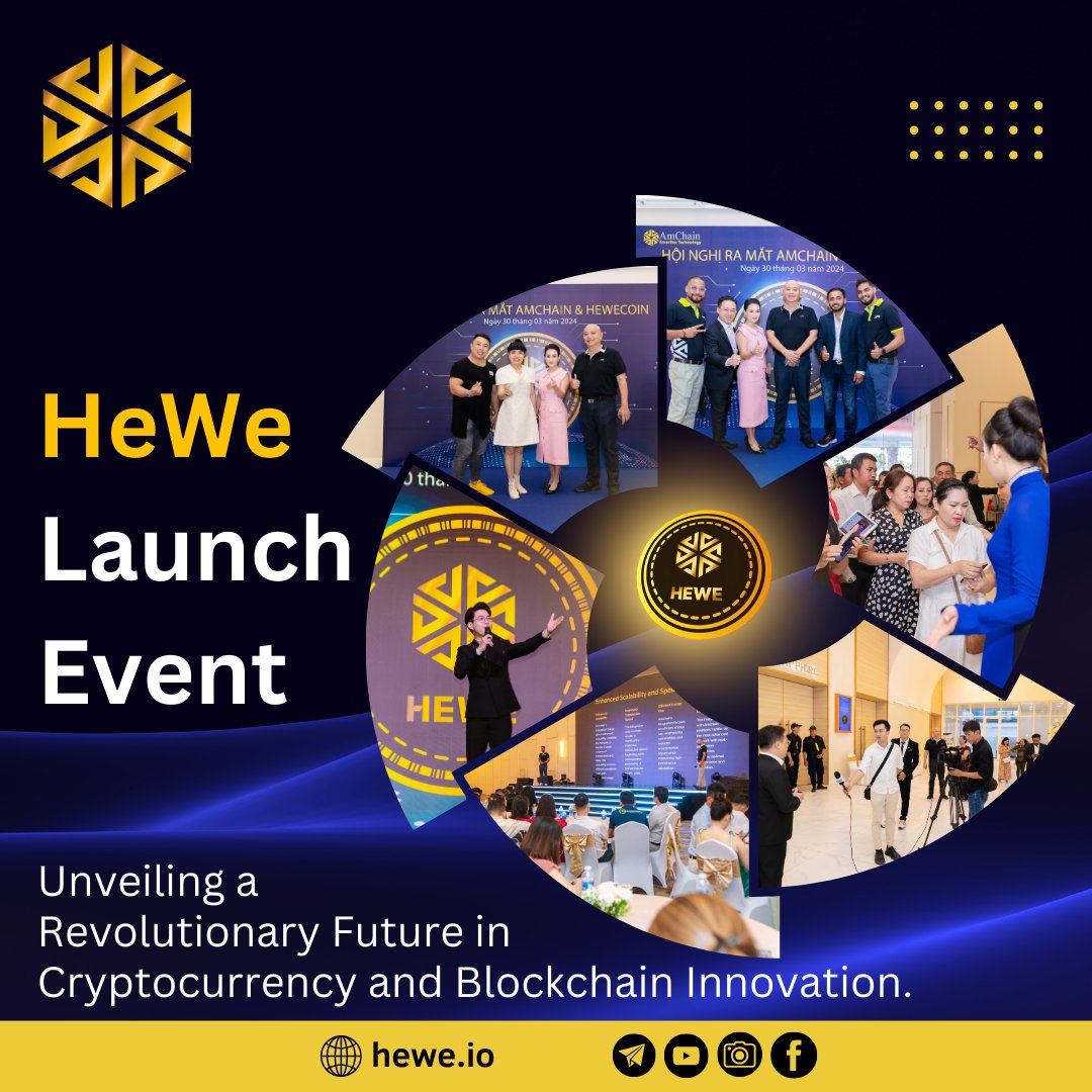 Join Us As We Unveil The Next Chapter Of Innovation 📷📷📷📷📷📷
.
.
.
Follow For More @heweofficial
.
.
.
#hewe #amchain #cryptocurrency #launchevent #bitcoin #trendingpost #viralpost #viral #follow