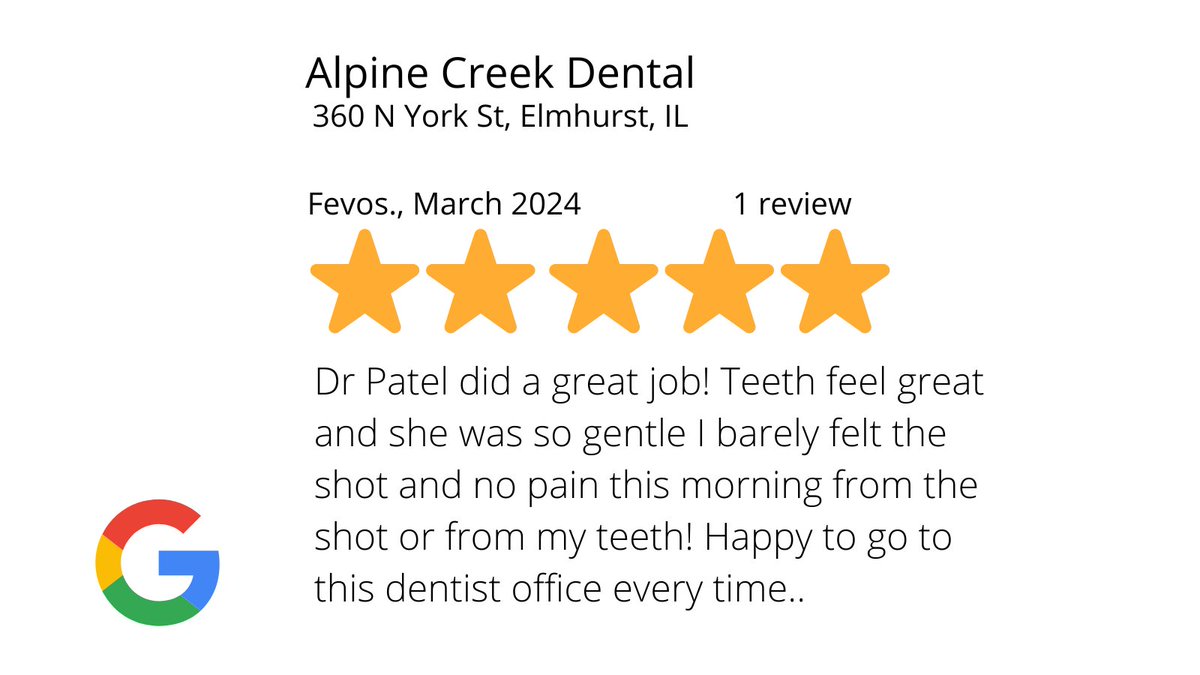 Our patients really are the best! We just 💚to help make them 😄

#SupportLocal #StandWithSmall #WholeBodyHealth #ElmhurstDentist #ElmhurstFamilyDentist #AlpineCreekDental