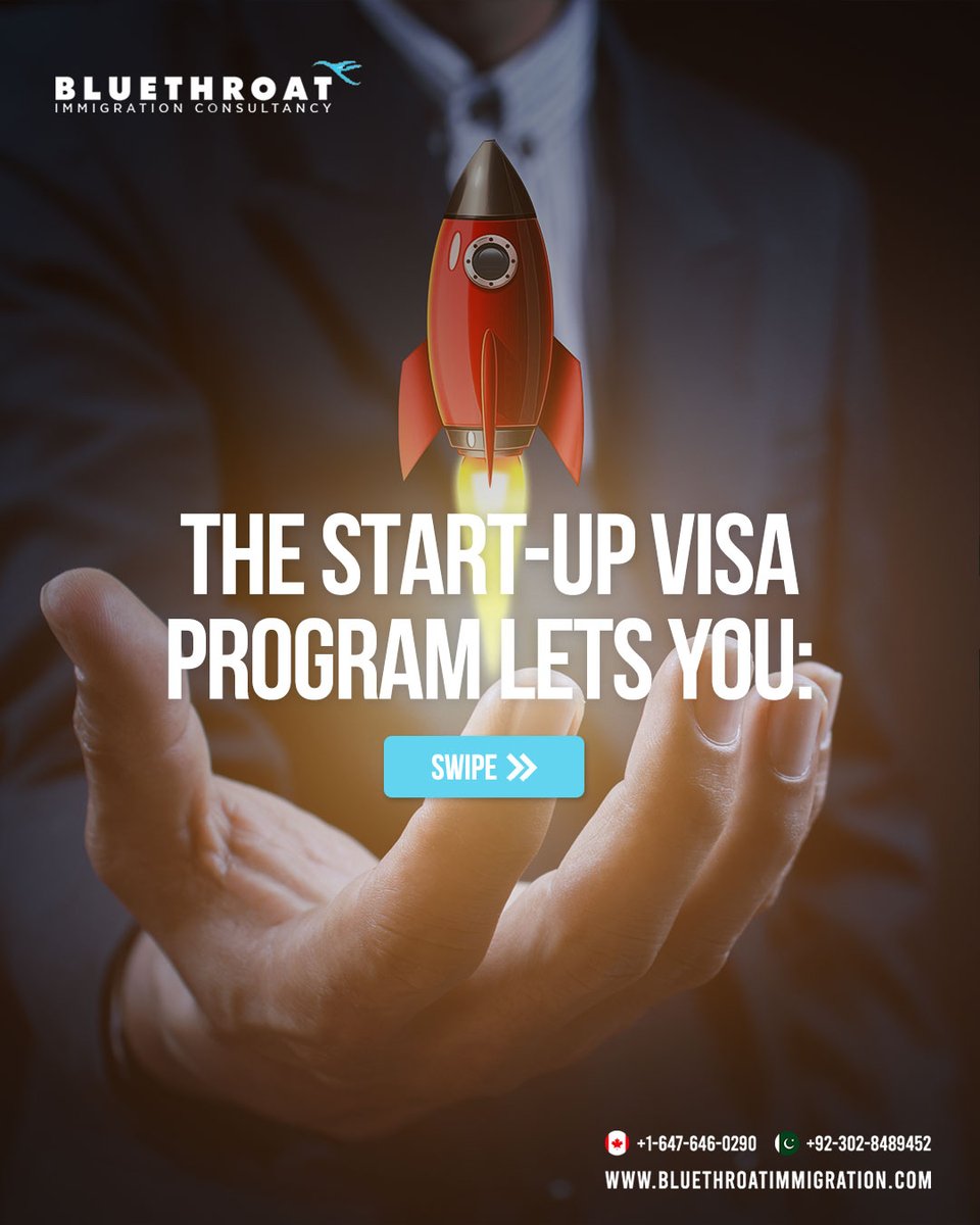 Ready to launch your start-up in Canada? 🚀 The Start-Up Visa Program offers permanent residence with no visa conditions, fast-tracking your business in just 6 months! 

Call now:- +1 647-646-0292
.
.
.
#BusinessStartup #StartupBusiness #startupjourney #EntrepreneurialJourney