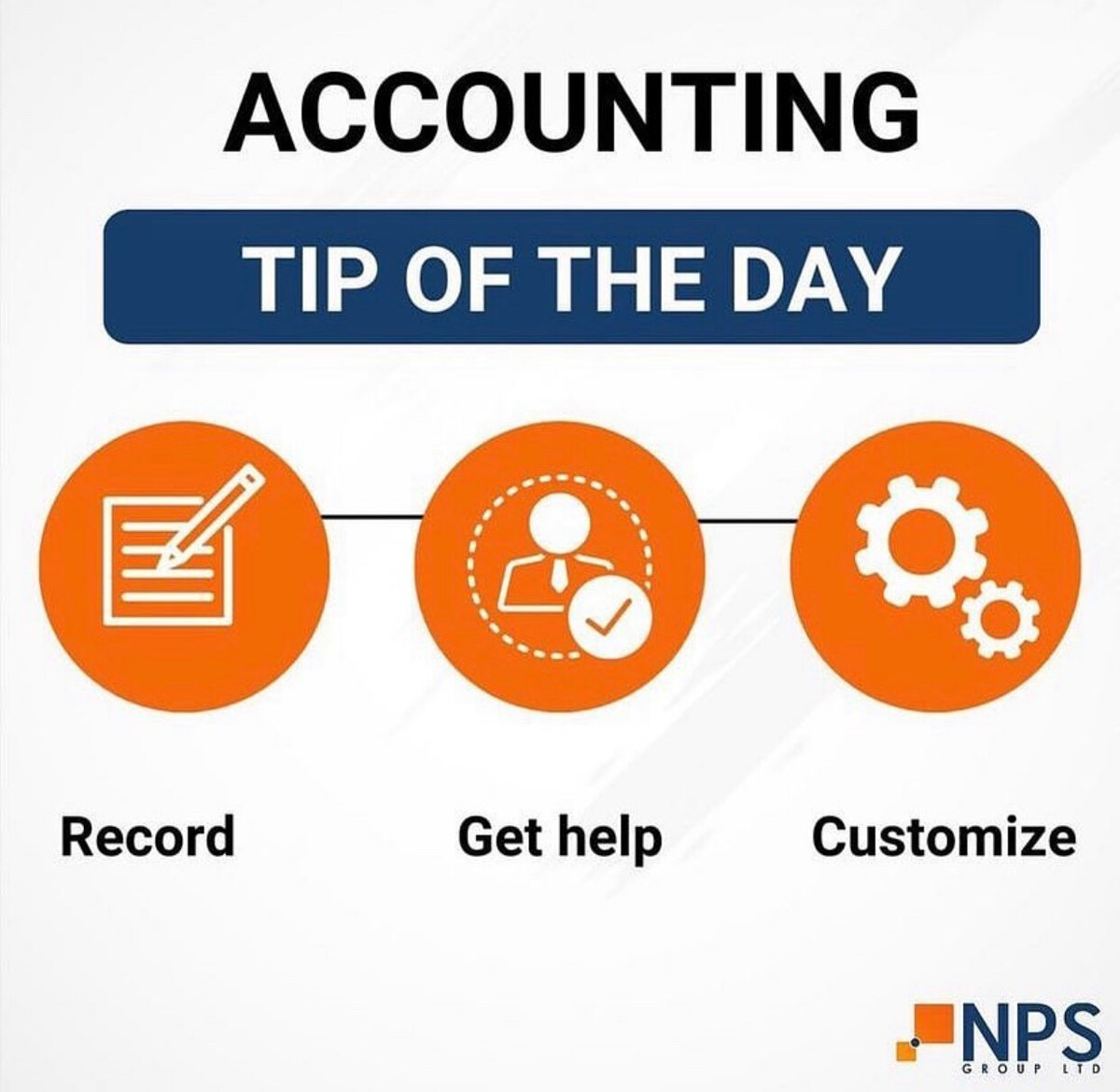 AskNpsGroup's tweet photo. 1. Record all your financial transactions
2. Get help from an accounting (Always seek professional advice)
3. Use a customized accounting approach to suit your business needs

Need help? Call 876-807-5888

#nps #sales #accounting #accountant #cashflow #automation #accountingtips https://t.co/ox4WCoRowX