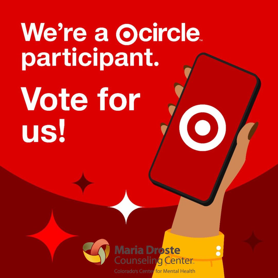 MDCCofColorado's tweet photo. Are you a Target Circle member? Vote for Maria Droste using https://t.co/eKkKPwrM1k to help us better serve our community! #MentalHealthMatters #MDCC https://t.co/5WHPG1w36t