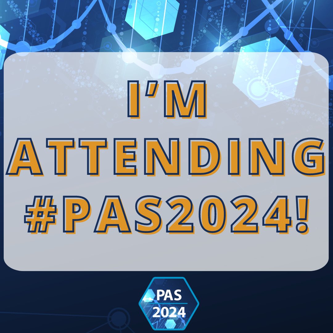 Are you planning to join us at #PAS2024? 🔁Hit retweet and let us know you're coming!