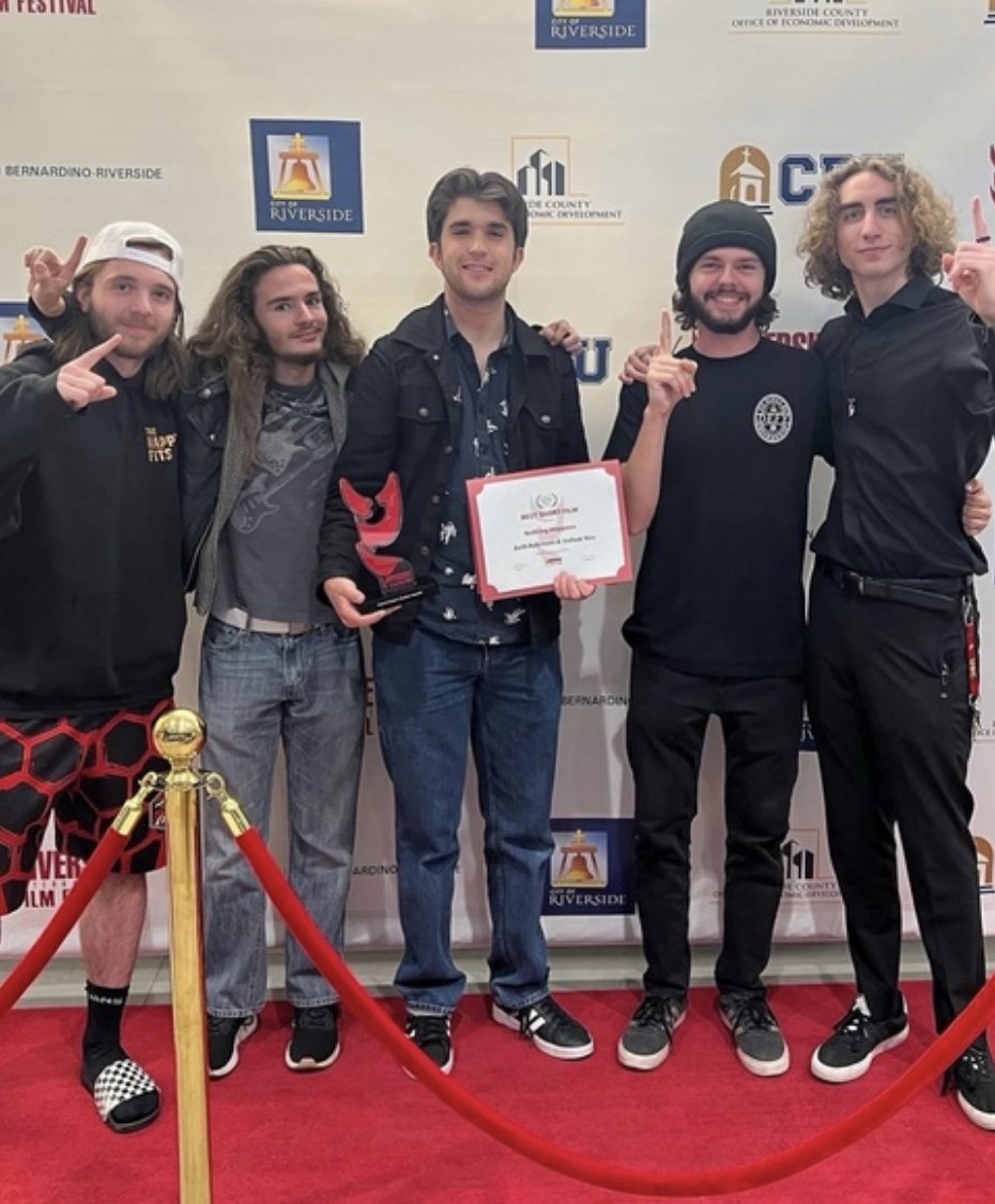 Riverside County Office of Education - CTE (@rcoecte) on Twitter photo <a href="/RCOE/">RivCo Office of Education</a> #CTE Digital Film Instructor Jamal Gerren's students shine in 2023-24 film competitions! Some of the star director-producers appear below from Mr. Gerren's crew at <a href="/RiversideUSD/">Riverside Unified School District</a>'s #MLKHS. Click ALT and check film in linked post! <a href="/CteTeachCA/">CTE TEACH</a> <a href="/CTEWorks/">Advance CTE</a> @GIA_Together <a href="/RivCoNow/">County of Riverside</a> <a href="/RCOE/">RivCo Office of Education</a> #CTE Digital Film Instructor Jamal Gerren's students shine in 2023-24 film competitions! Some of the star director-producers appear below from Mr. Gerren's crew at <a href="/RiversideUSD/">Riverside Unified School District</a>'s #MLKHS. Click ALT and check film in linked post! <a href="/CteTeachCA/">CTE TEACH</a> <a href="/CTEWorks/">Advance CTE</a> @GIA_Together <a href="/RivCoNow/">County of Riverside</a>