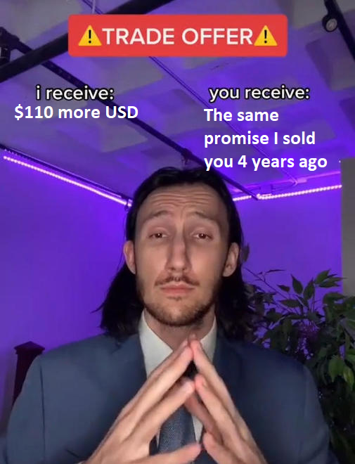 SpaceInvaderNL's tweet photo. Tarkov scammed it's player base today So I made a meme about it https://t.co/MsrTPgo8kl