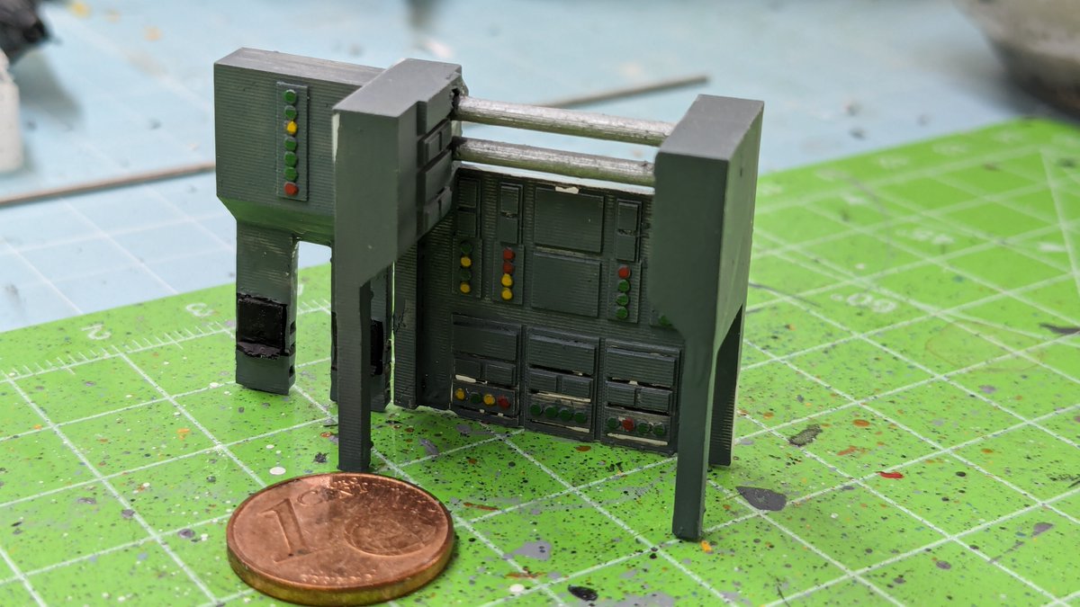 WIP on the computer center on the science deck

#scalemodels #3DPrinting #WhatIf #PerryRhodan #scifi