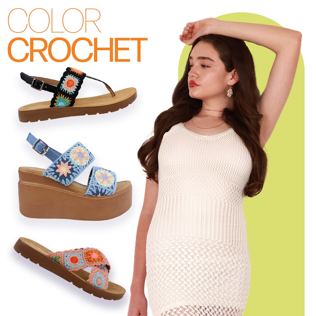 Step up your shoe game with our adorable crochet shoes! 🌸👟 Swing by #MyMelroseStore and treat your feet to these must-have essentials. Hurry, they're selling fast! 💕✨ 

ow.ly/NNRY50Rmyqu

#Crochetshoes #Style  #BohoChic #ShoeGame