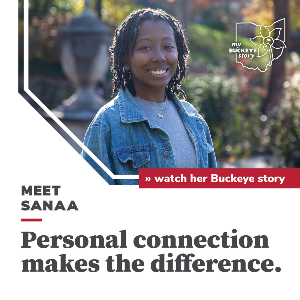 It was the personal touch of receiving a buckeye key chain from the Animal Science Community Alliance (ASCA) that made Sanaa want to be an ANSCI Buckeye. Now, she's helping others find their home in CFAES. Hear her story: youtube.com/watch?v=h6olyf…