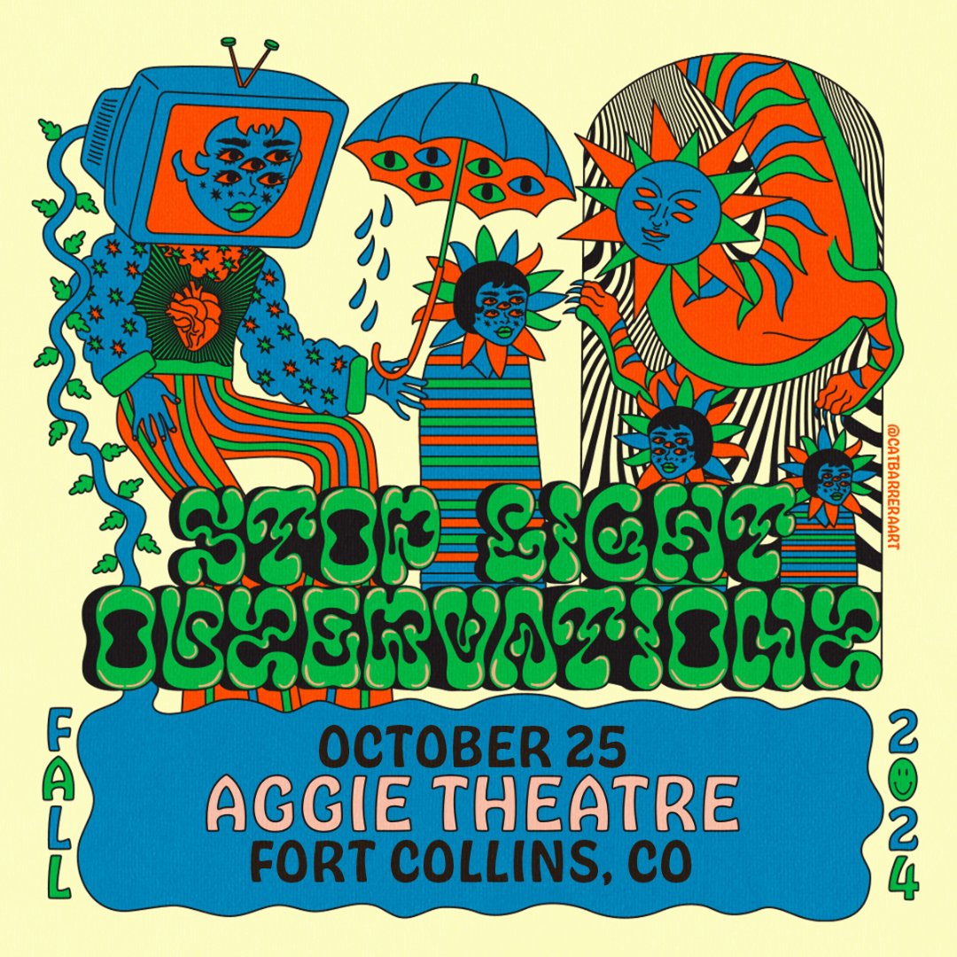 ON SALE NOW! @stoplightobs at the @Aggie_Theatre on October 25th! Tickets and info: bit.ly/3UgUpYk