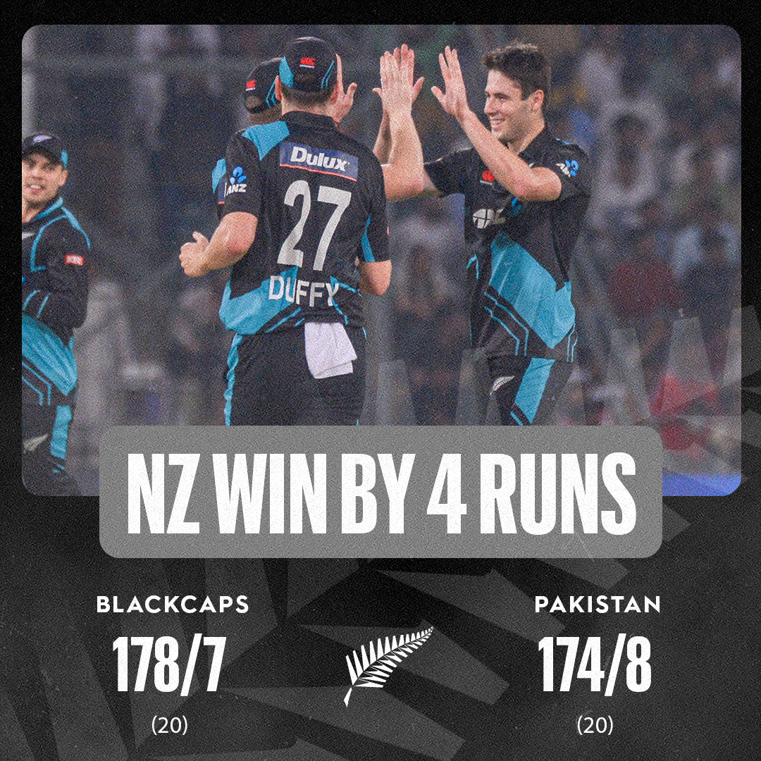 A thriller in Lahore! The team take a 2-1 lead in the series. Scorecard | on.nzc.nz/3UisI06