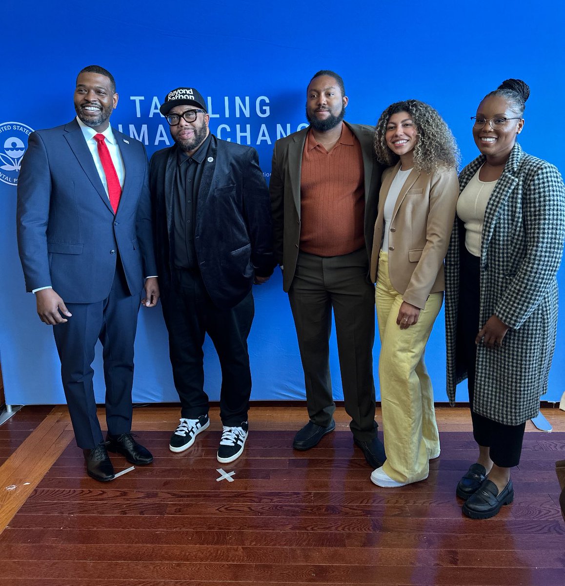 Rev Yearwood ✊🏾 (@revyearwood) on Twitter photo The <a href="/HipHopCaucus/">Hip Hop Caucus 🏁</a> Think 100% Climate team with <a href="/EPA/">U.S. EPA</a> Administrator <a href="/EPAMichaelRegan/">Michael S. Regan</a> <a href="/HowardU/">Howard University</a> this morning at the announcement of the new EPA #pollution safeguards for the power sector!
These safeguards will save so many lives.
All Power to the People! The <a href="/HipHopCaucus/">Hip Hop Caucus 🏁</a> Think 100% Climate team with <a href="/EPA/">U.S. EPA</a> Administrator <a href="/EPAMichaelRegan/">Michael S. Regan</a> <a href="/HowardU/">Howard University</a> this morning at the announcement of the new EPA #pollution safeguards for the power sector!
These safeguards will save so many lives.
All Power to the People!