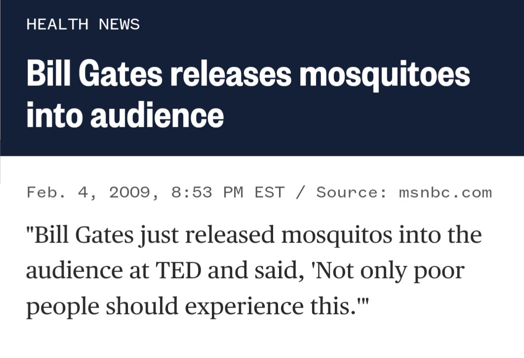 today, on World Malaria Day, let us remember when Bill Gates carried out the greatest act of health communication of all time