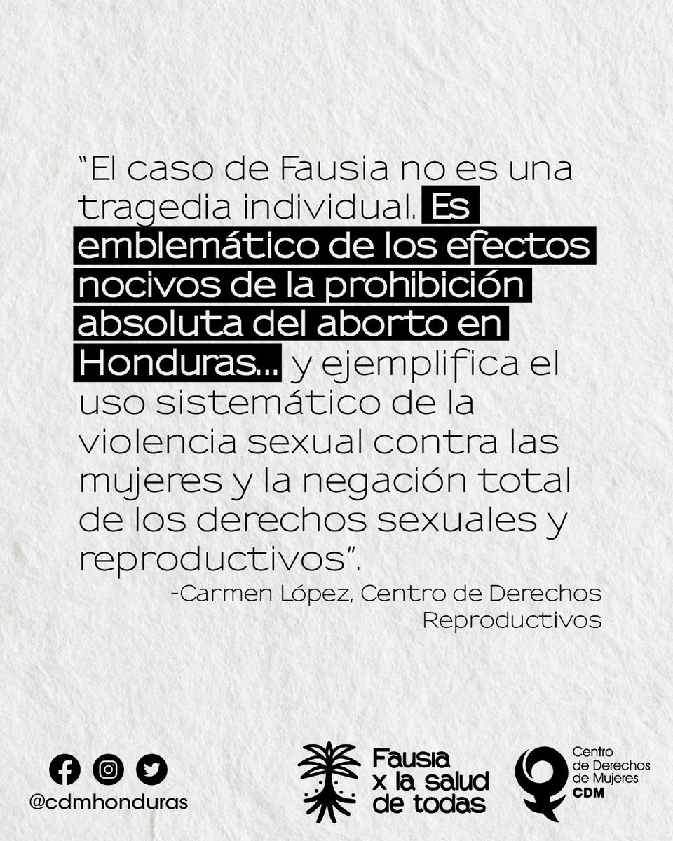 📰#Honduras está siendo llevada ante un organismo mundial de DDHH por primera vez por su prohibición total del aborto, que según los activistas viola los derechos fundamentales de las mujeres y los compromisos internacionales del país.

🔗Nota completa:
theguardian.com/global-develop…