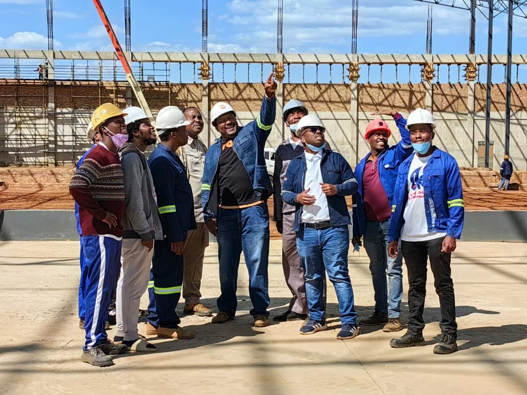 UAT President Wonderboy Mahlatsi and Chairperson Kagiso Diphoko together with NEC members checking the Manifesto rally venue at Heidelberg.

#VoteUAT2024
#LetsGetItRight
#longlivepeople
#SAMA28