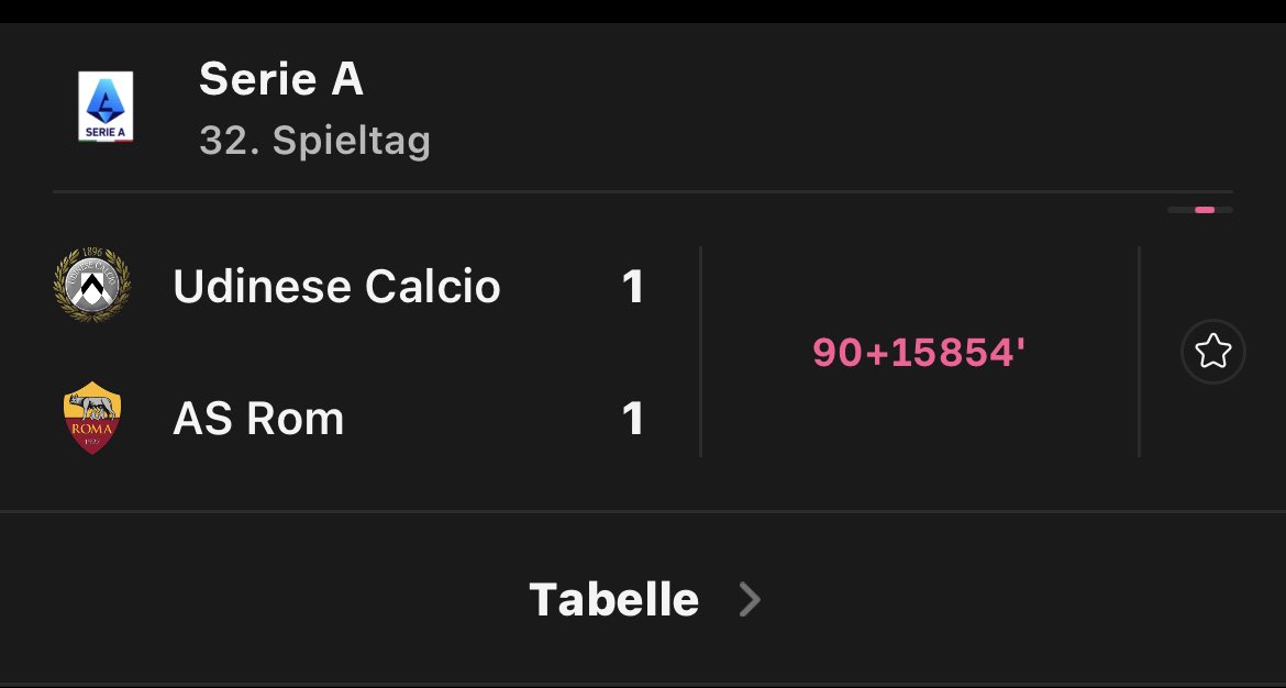 Endergebnis dann Heiligabend