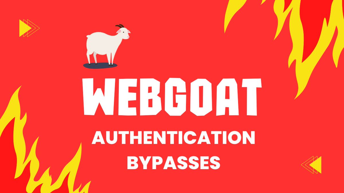 Check out the latest post on Invent Your Shit on exploiting Authentication Bypasses vulnerability in Webgoat Labs.

Here: inventyourshit.com/webgoat-authen…

#ctf #Webgoat #webhacking #bugbountytip #bugbouny #Hacking #AuthenticationBypass