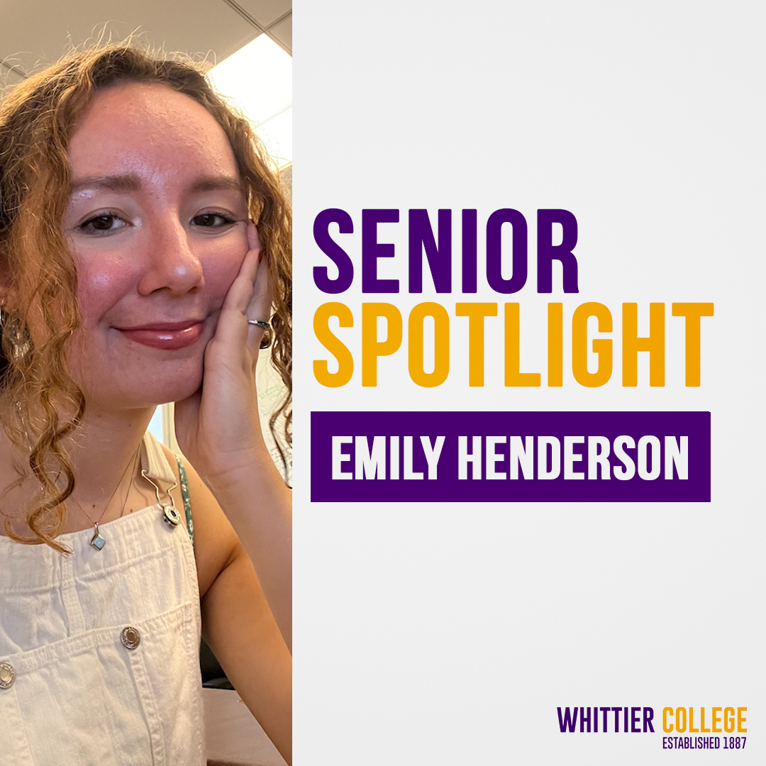 Having served as editor-in-chief of both the Quaker Campus and the Greenleaf Review, you can say English/creative writing major and film studies minor Emily Henderson has a way with words. Learn more about her writing journey at Whittier: ow.ly/YirJ50Romol