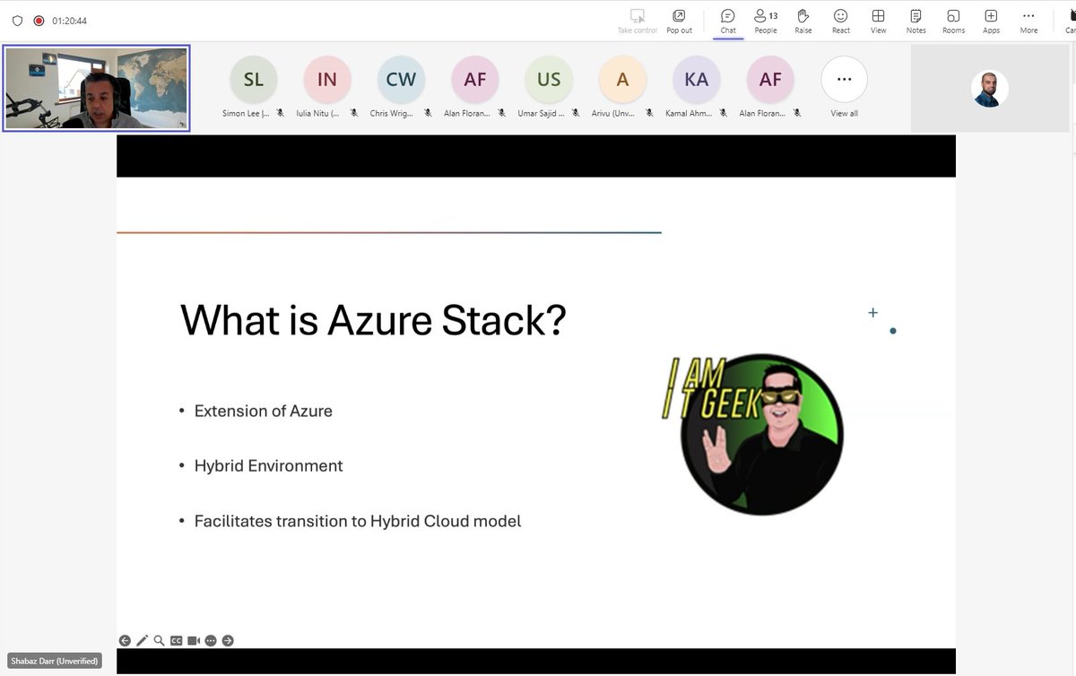 @ShabazDarr now presenting a deep dive into #Azure Stack HCI meetup.com/bradford-cloud… #community #AzureStackHCI