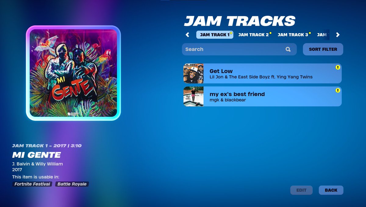 Thank you Epic Games for these Fortnite jam tracks! 'Get Low' is so fun to play 🤠🔥 They will be in the item shop TONIGHT (+ 'Gangam Style' & 'My Songs Know What You Did In The Dark') #EpicPartner also balvin cameo 🥸