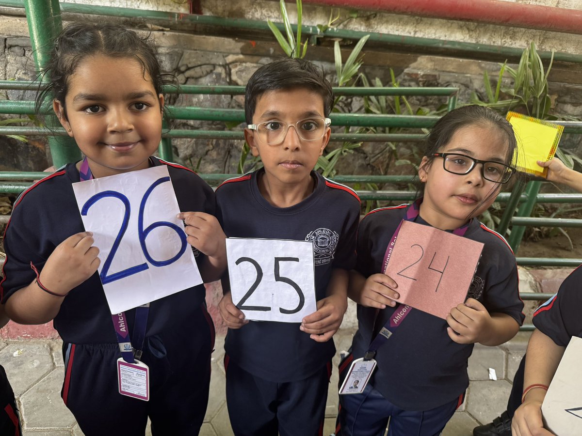 vimmisan's tweet photo. Ss of Grade 1 #ahlintl practiced the correct sequencing of numbers while learning their new roll nos. through an activity ‘Sequence Safari’ @y_sanjay @pntduggal @ashokkp @ShandilyaPooja @PreetiMehra77 @anandpooja17 @sdg4all @WeAreTeachers @CambridgeSAsia https://t.co/KjNjbFnWpA