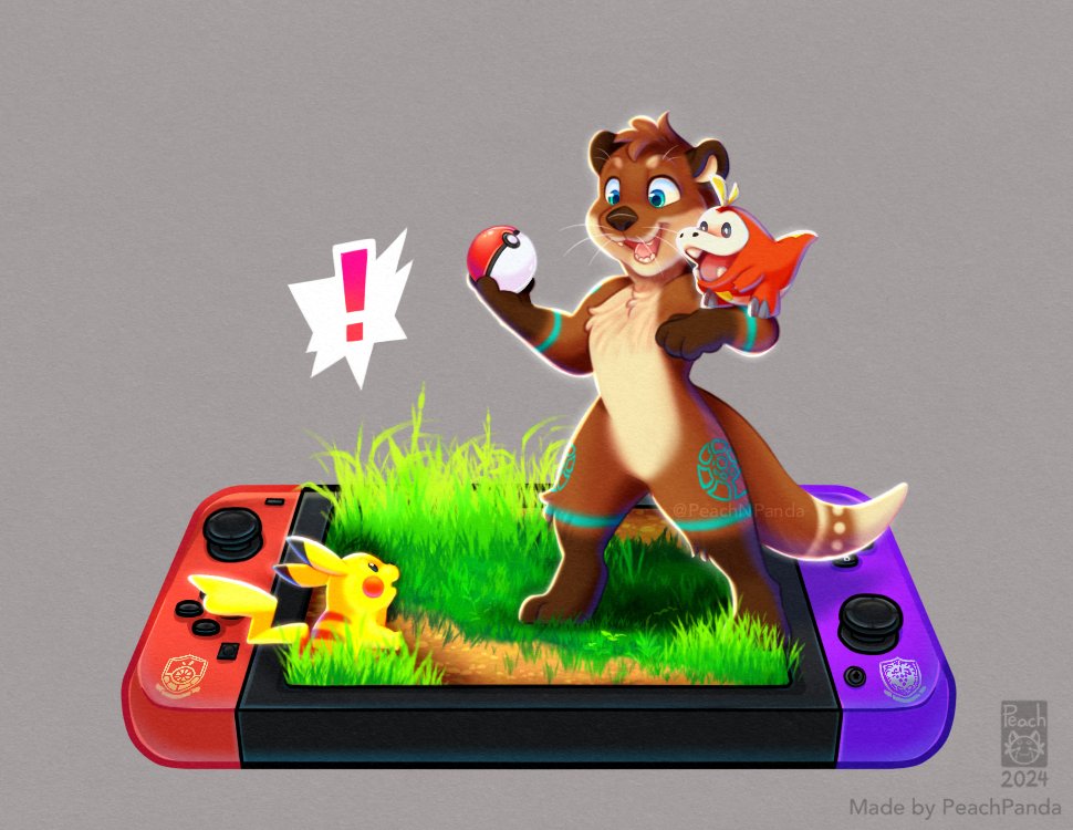 PeachnPanda's tweet photo. Gotta catch em' all! https://t.co/P9yGBV4yJt