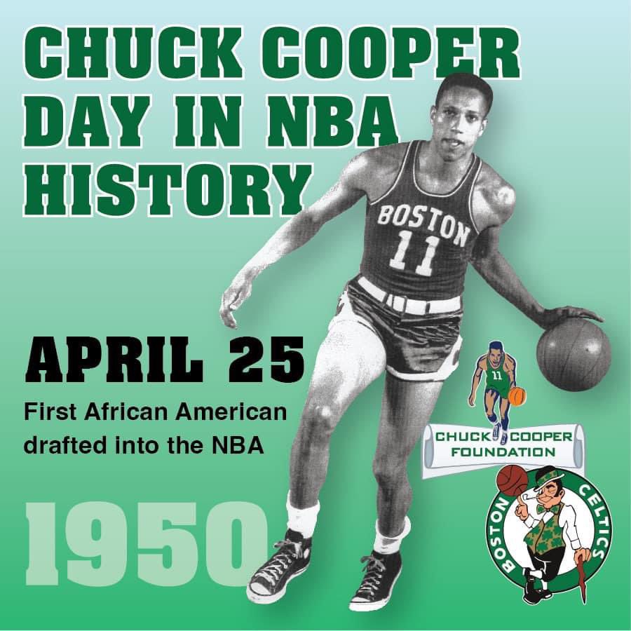 Honoring my friend, @11chuckcooper’s father and his family’s legacy today. Chuck is a gem, an historian, and definitely worth a follow! I appreciate the inclusion, innovation and foresight of those pioneers. Especially, Celtics Owner Walter Brown and Coach Red Auerbach! 🍀