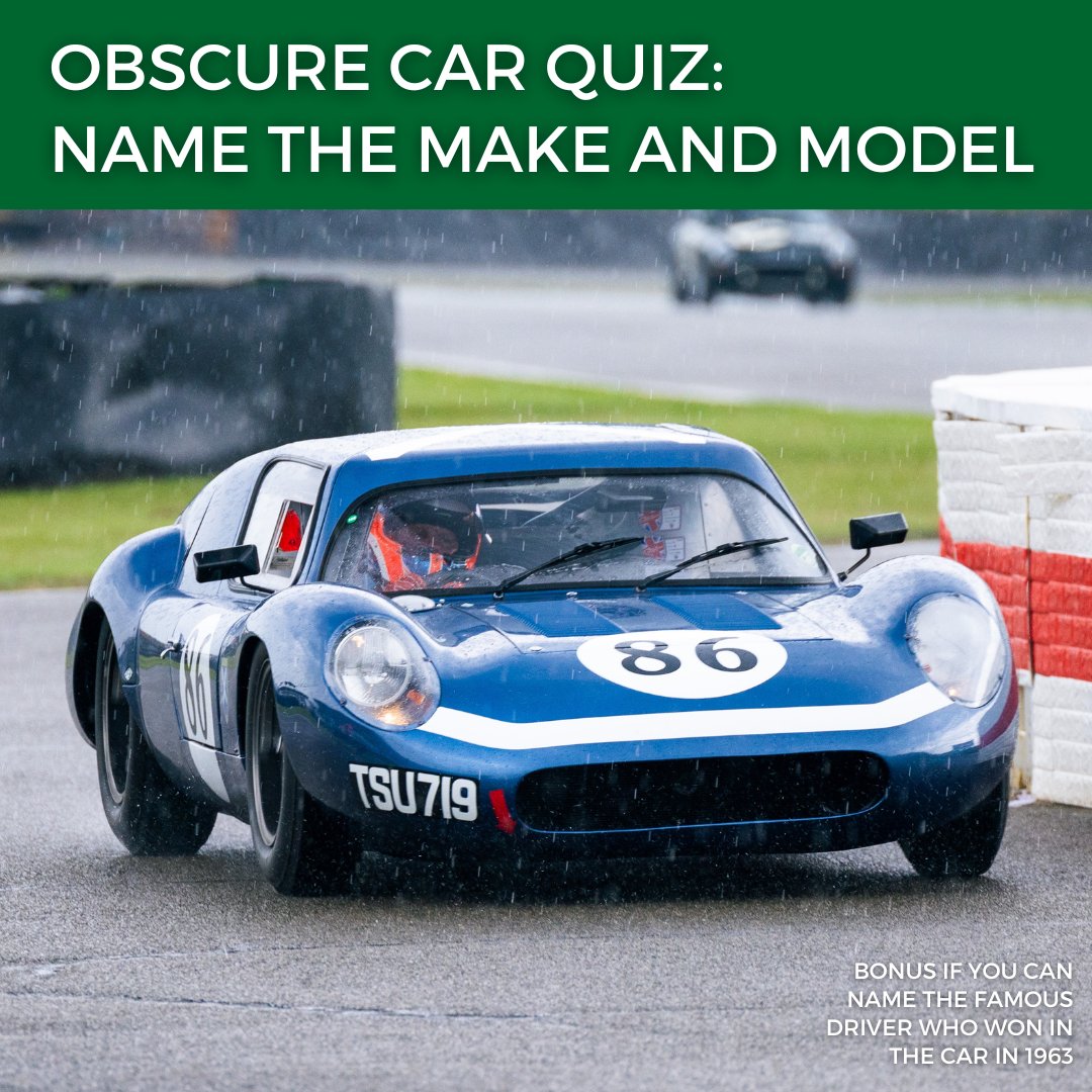 This one will test a lot of you. You would have seen the car in action at last year’s #GoodwoodRevival with the legend that is Johnny Herbert behind the wheel. #Quiz #ClassicCar