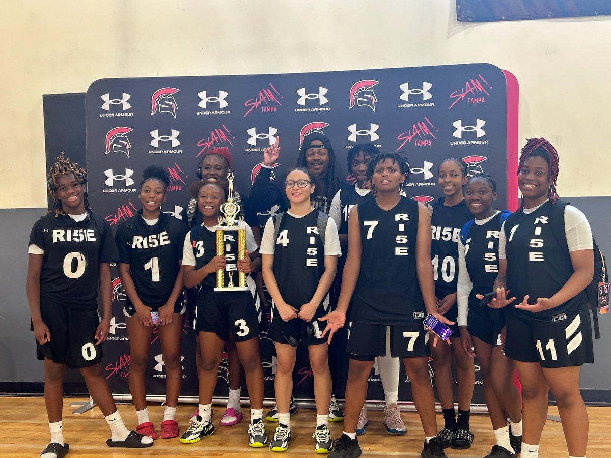 RSimmons5172's tweet photo. Congratulations to "RI5E GIRLS" basketball on winning their 1st championship. These girls get better and better each tournament and that's all a coach can ask for. Let's continue to build off of this one. ๐ค๐พ๐ฏ๐ช๐พ๐@RI5E_Sports @RI5E_apparel #RI5EUP #MINDSETOFAPRO #RI5EvsWHOEVER https://t.co/hZaphJ78sM