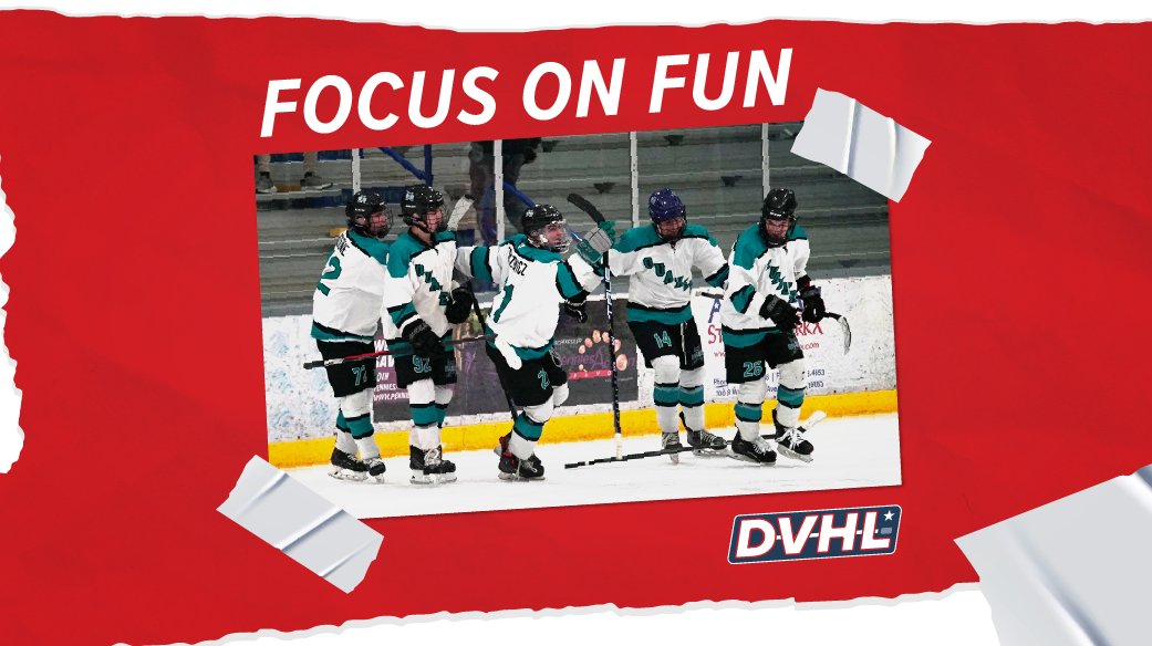 Right now, if you're at the rink, hockey is low stakes. Focus on fun and making memories.

#DVHL | #USAHockey | #AtlanticDistrict | #YouthHockey