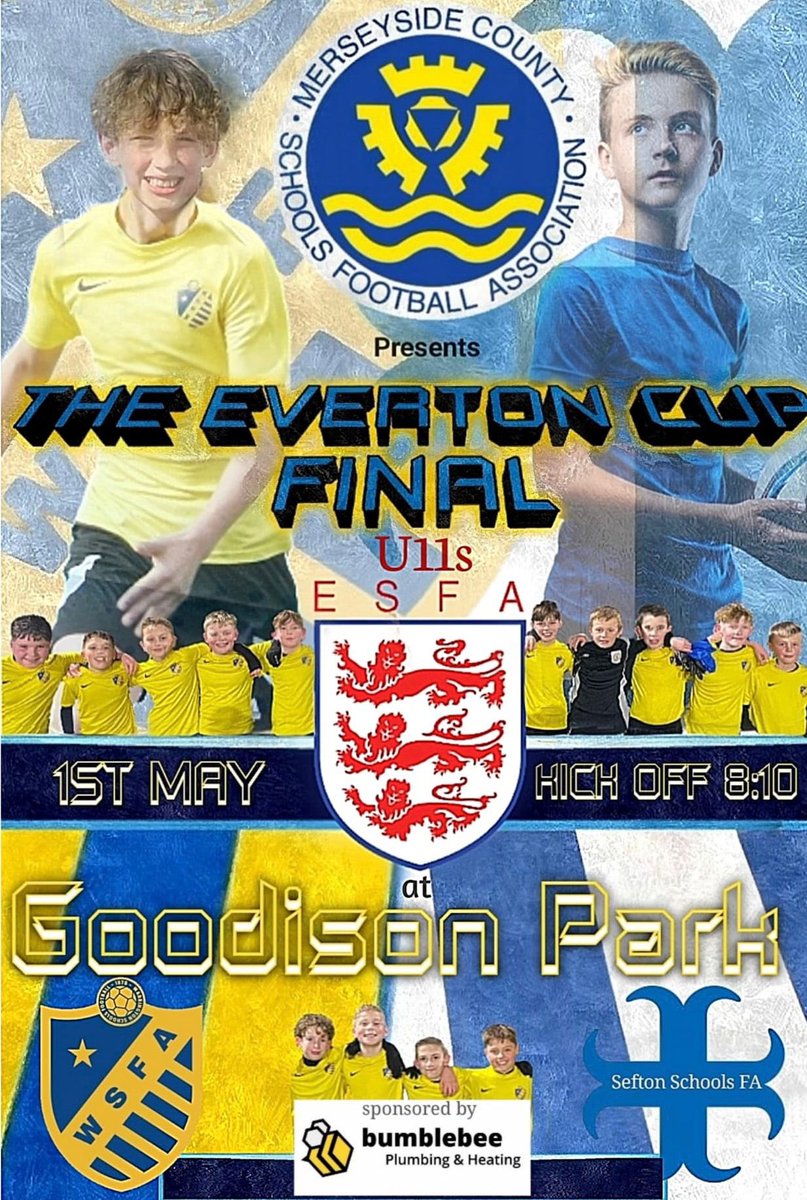 Warrington Schools FA (@warrschools) on Twitter photo Just under a week until our u11s are in action in the goodison final. Get down and support us if you can tickets are available dm us for details <a href="/Warringtonfoot/">The Warrington Football Hub</a> <a href="/WG_Sport/">Warrington Sport</a> <a href="/ChesterSFA/">Chester Schools FA</a> <a href="/SchoolsFootball/">English Schools' Football Association</a> Just under a week until our u11s are in action in the goodison final. Get down and support us if you can tickets are available dm us for details <a href="/Warringtonfoot/">The Warrington Football Hub</a> <a href="/WG_Sport/">Warrington Sport</a> <a href="/ChesterSFA/">Chester Schools FA</a> <a href="/SchoolsFootball/">English Schools' Football Association</a>
