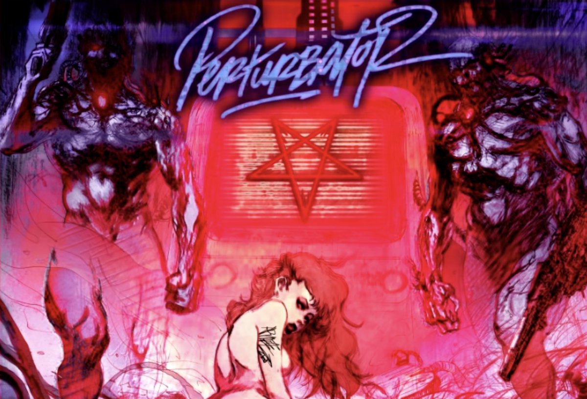 One of the big three of the darksynth genre is Perturbator. Darksynth is essentially synthwave (aka outrun or retrowave) for metalheads. Satanic Rites (2014) youtube.com/watch?v=GwWGW8…