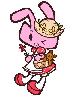 8,000 edits to Wikidata and counting!

The bunny for the occasion is the aptly-named Pretty from the Pop'n Music video game series!