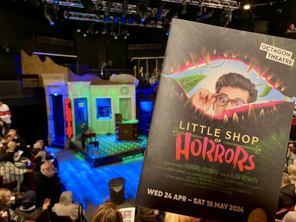 Read our review tomorrow of Little Shop of Horrors! @octagontheatre