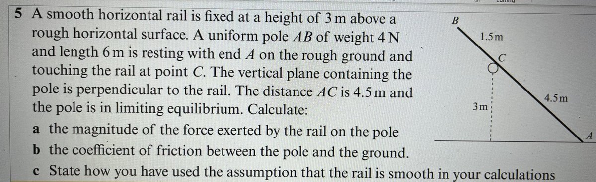 Help! I keep getting 0.553 for mu.  Answers (Edexcel) says 0.526. Am I missing something? (Part a is 1.99N) ⁦@blatherwick_sam⁩ ⁦@jemmaths⁩ ⁦@missradders⁩ ⁦@mathsjem⁩