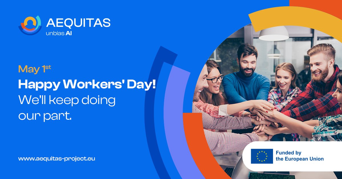 As we continue to advance #AIfairness in #HumanResources, today reminds us of the importance of equitable treatment for all employees. 🤝

Let's honour this commitment not just today, but every day.

Happy Workers' Day, everyone! 👷‍♂️