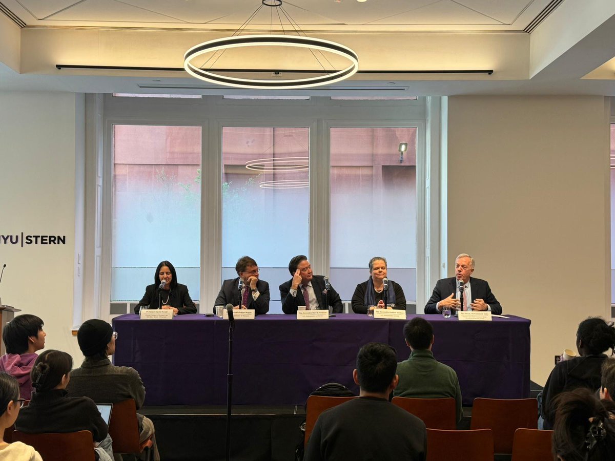 Bureau of East Asian and Pacific Affairs (@usasiapacific) on Twitter photo While in New York City for the <a href="/USASEANBusiness/">US-ABC</a> Ambassador Tour, the U.S. Ambassadors to 🇻🇳, 🇵🇭, 🇲🇾, and 🇱🇦 highlighted our strong and durable ties with ASEAN in meetings with <a href="/NYCMayorsOffice/">NYC Mayor's Office</a> Deputy Mayor <a href="/MTorresSpringer/">Maria TorresSpringer</a>, <a href="/AsiaSocietyNY/">Asia Society NY</a>, <a href="/Columbia/">Columbia University</a>, <a href="/CFR_org/">Council on Foreign Relations</a>, and <a href="/NYUStern/">NYU Stern</a>. While in New York City for the <a href="/USASEANBusiness/">US-ABC</a> Ambassador Tour, the U.S. Ambassadors to 🇻🇳, 🇵🇭, 🇲🇾, and 🇱🇦 highlighted our strong and durable ties with ASEAN in meetings with <a href="/NYCMayorsOffice/">NYC Mayor's Office</a> Deputy Mayor <a href="/MTorresSpringer/">Maria TorresSpringer</a>, <a href="/AsiaSocietyNY/">Asia Society NY</a>, <a href="/Columbia/">Columbia University</a>, <a href="/CFR_org/">Council on Foreign Relations</a>, and <a href="/NYUStern/">NYU Stern</a>.