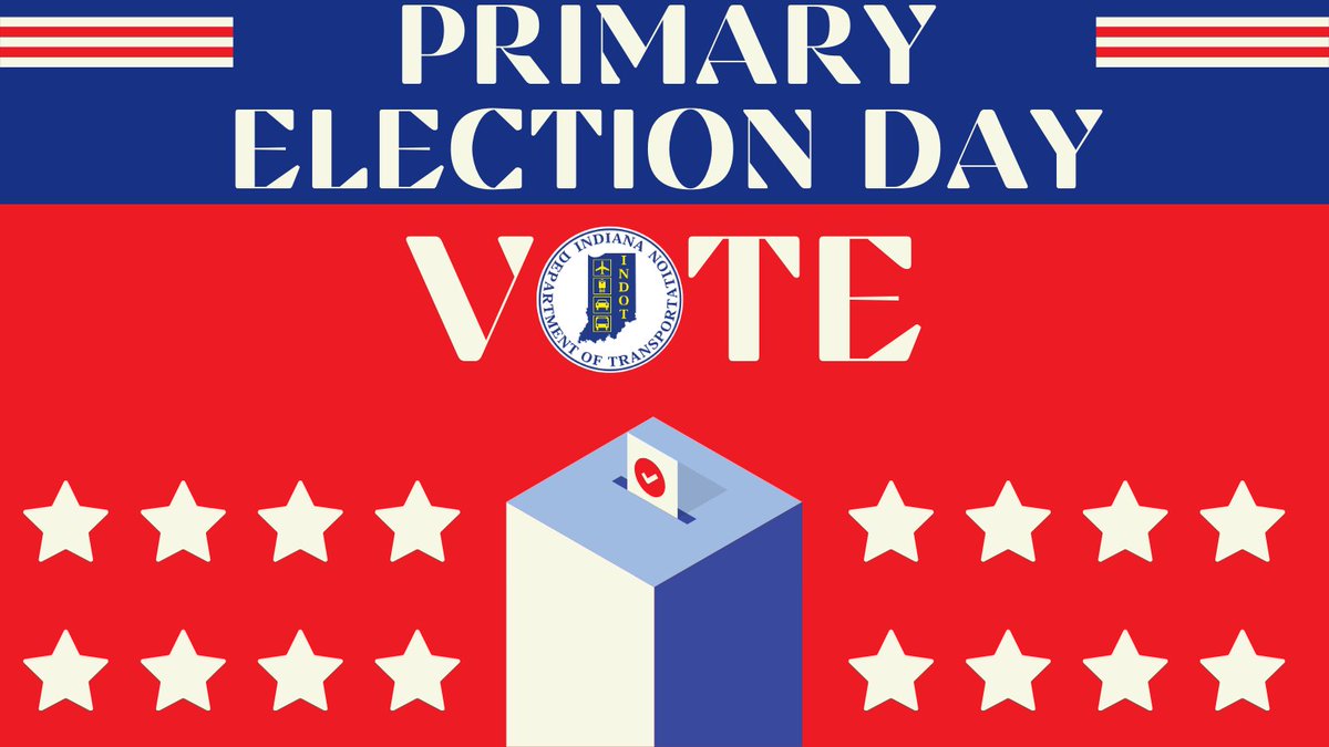 It's Primary Election Day here in Indiana. Get out and vote! #ElectionDay2024