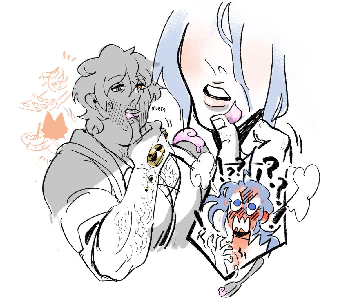 marstrekoziy's tweet photo. doesn’t mean it’s not a cute ship tho 😤gotta give smth for my Quincy and Eddie lovers!! #polyclan https://t.co/YO6IzAIcba