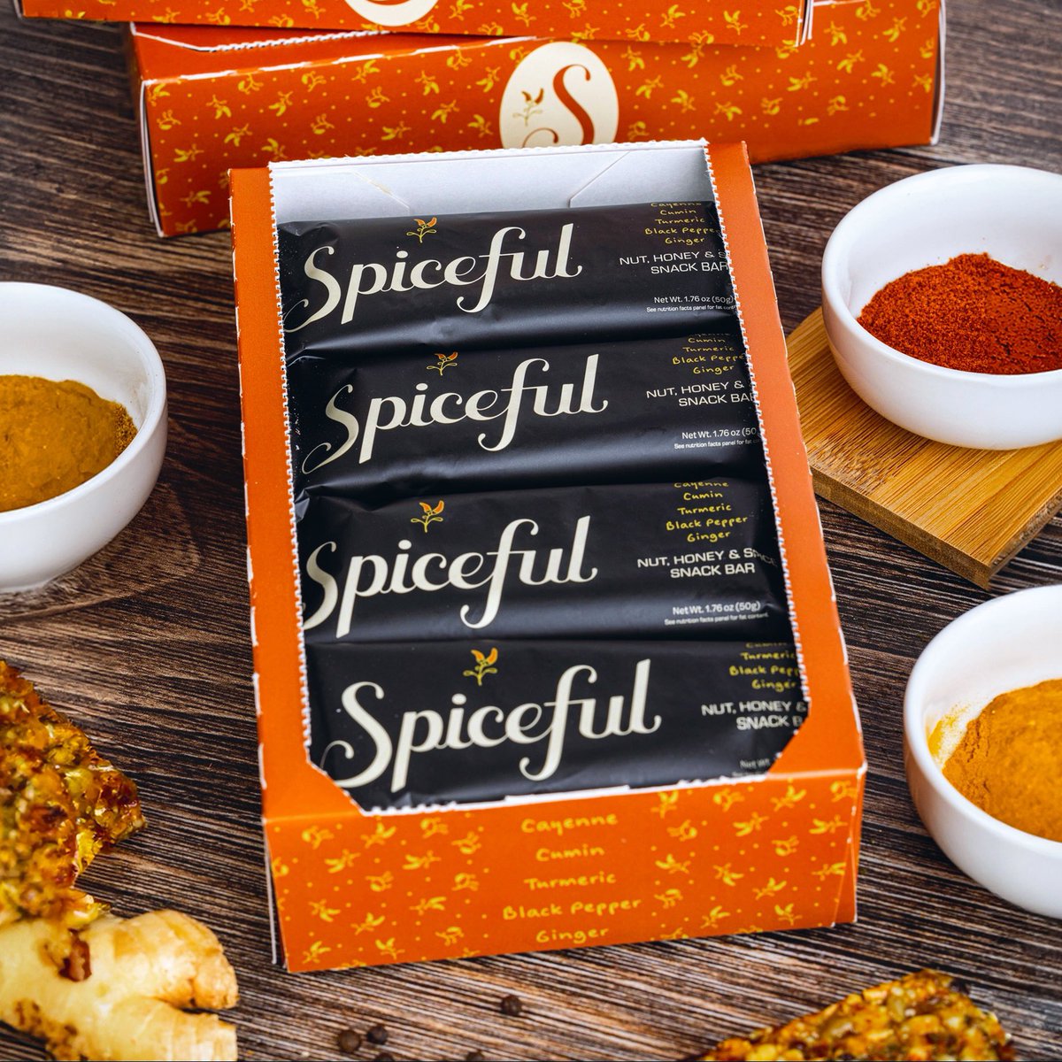 ⭐️⭐️⭐️⭐️⭐️
”Really delicious from the first bite to the last. Glad I finally found my go-to snack!” - Krishna G

Visit eatspiceful.com to learn more.