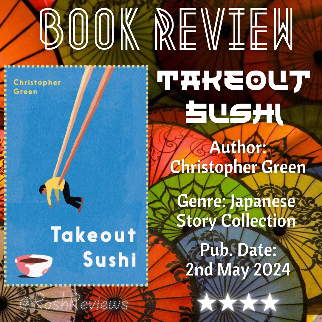 #TakeoutSushi by @green_in_japan: Enjoyed this story collection set in contemporary Japan. This is one sushi (and the only sushi) that I’d love to try again. roshreviews.blogspot.com/2024/04/takeou… #FreeReview #BookLovers #Books #BookReview #BookTwitter #BookTwt #Reading #BookBlogger #NetGalley