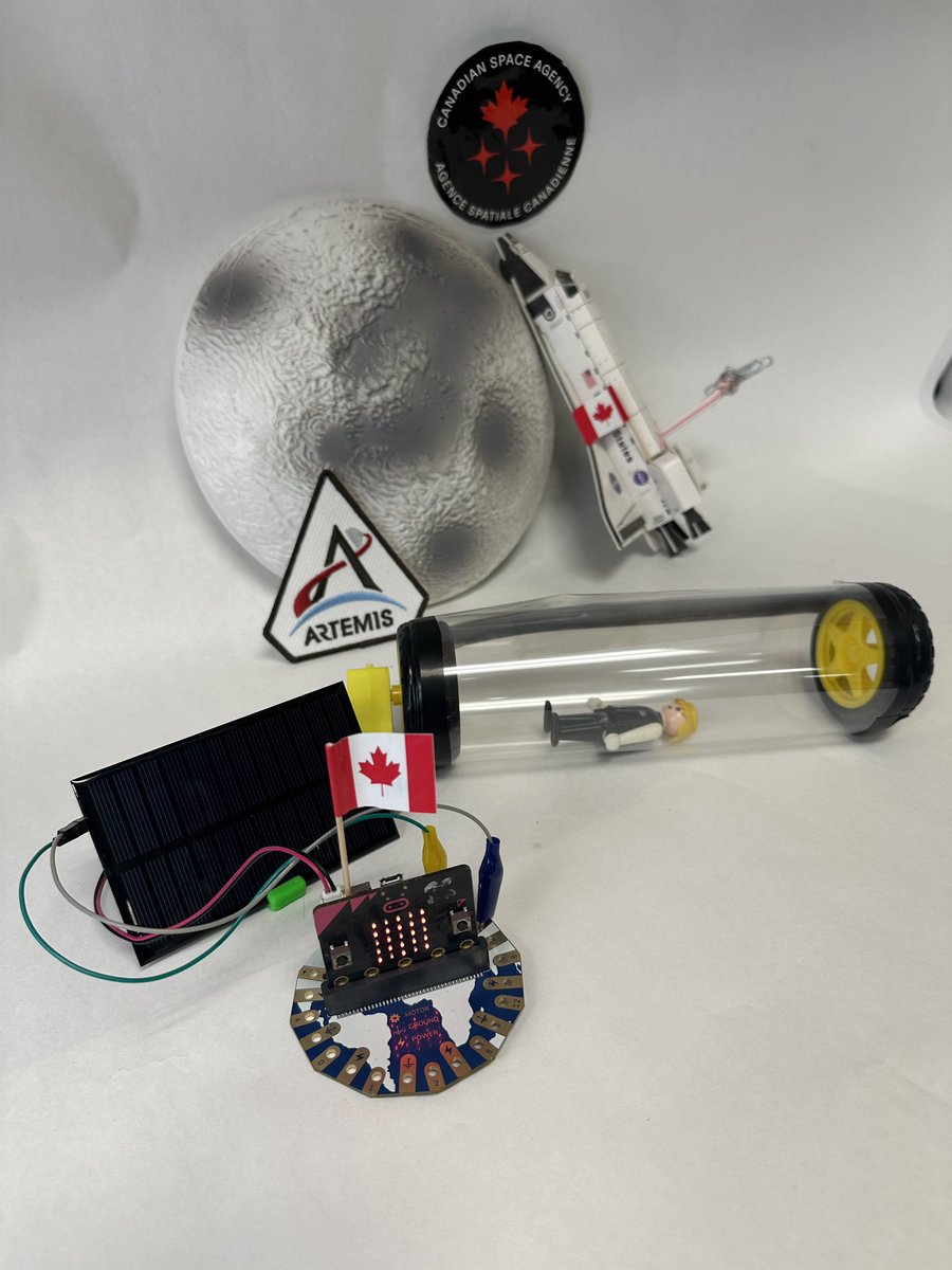 Some major EUREKA moments today as we prepare for our showcase tomorrow featuring #sustainable technologies for Earth and beyond! 🚀🇨🇦#Artemis @insideeducation @albertaemerald @csa_asc @Astro_Jeremy @microbit_edu @InkSmith3D @SciGeekJulie @NASAArtemis @RobertThirsk @or_Maggie