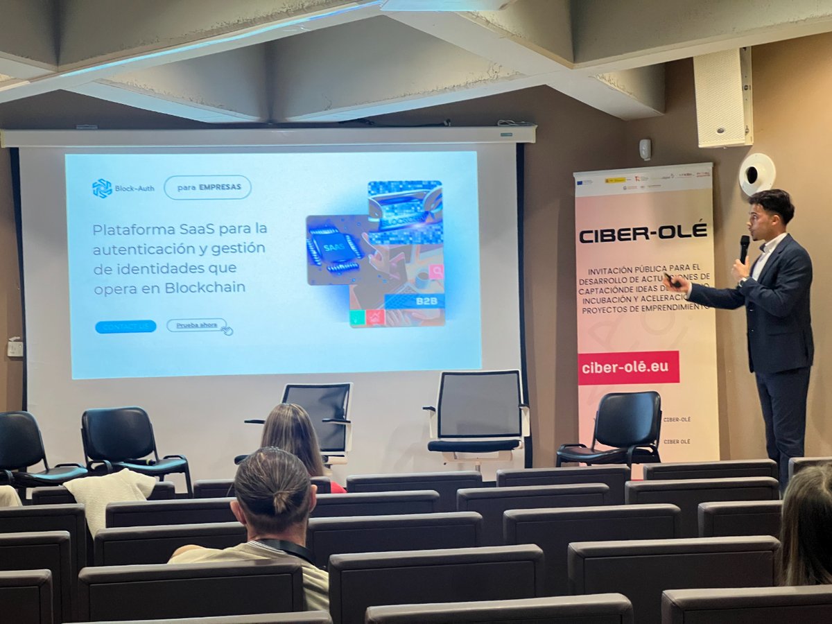 🚀@Yassir_doutroi presented Block-Auth as its Co-Founder & CMO. Block-Auth is revolutionizing digital asset protection, empowering your company with unparalleled sovereignty.  @ibiza_travel #IbizaTechForum #Blockchain #SeguridadDigital #Innovación #DigitalSecurity #Innovation