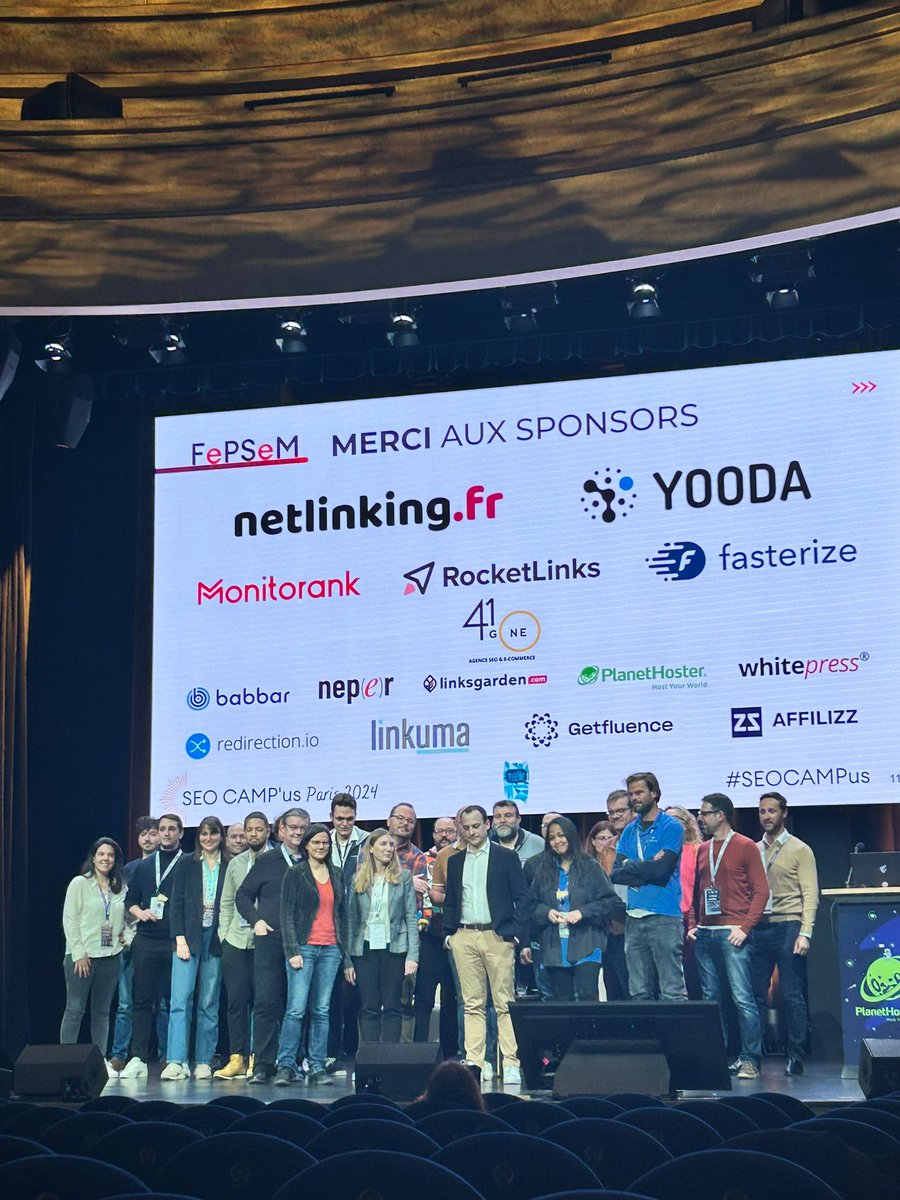Ce soir, nous avons célébré les SEO Awards. 

Félicitations à tous les nominés et surtout les lauréats pour leur victoire bien méritée ! 🌟

#SEOCAMPus #SEOawards  <a href="/seocamp/">SEO CAMP / FePSeM</a>