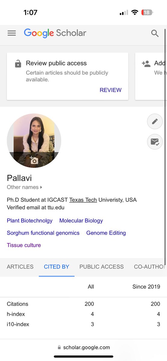 'Every citation counts! Celebrating the small steps that lead to big achievements in research. 200 citations completed🌟 #scicomm #ResearchJourney #AcademicProgress'