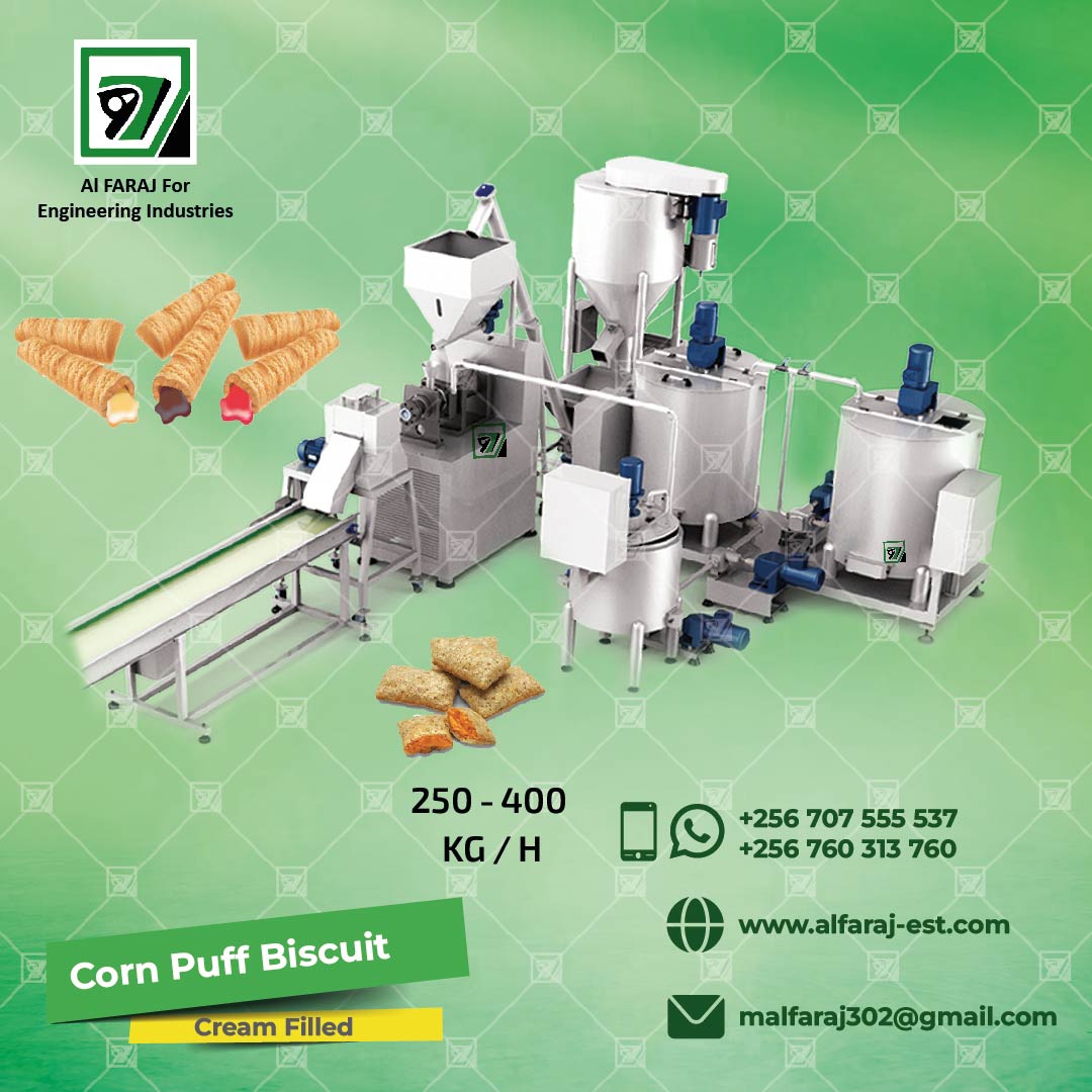 All production lines of puff pastry, snacks, karate, zigzag and chips lines with the best quality from #AlFaraj_Company for Engineering Industries.
#PuffsSnacks #RotaryRoasterSystem #uganda #eastafrica #kenya #rouanda #SouthSudan #ghana #Gabon #porkenafaso
youtu.be/H6baeYJ1_dM