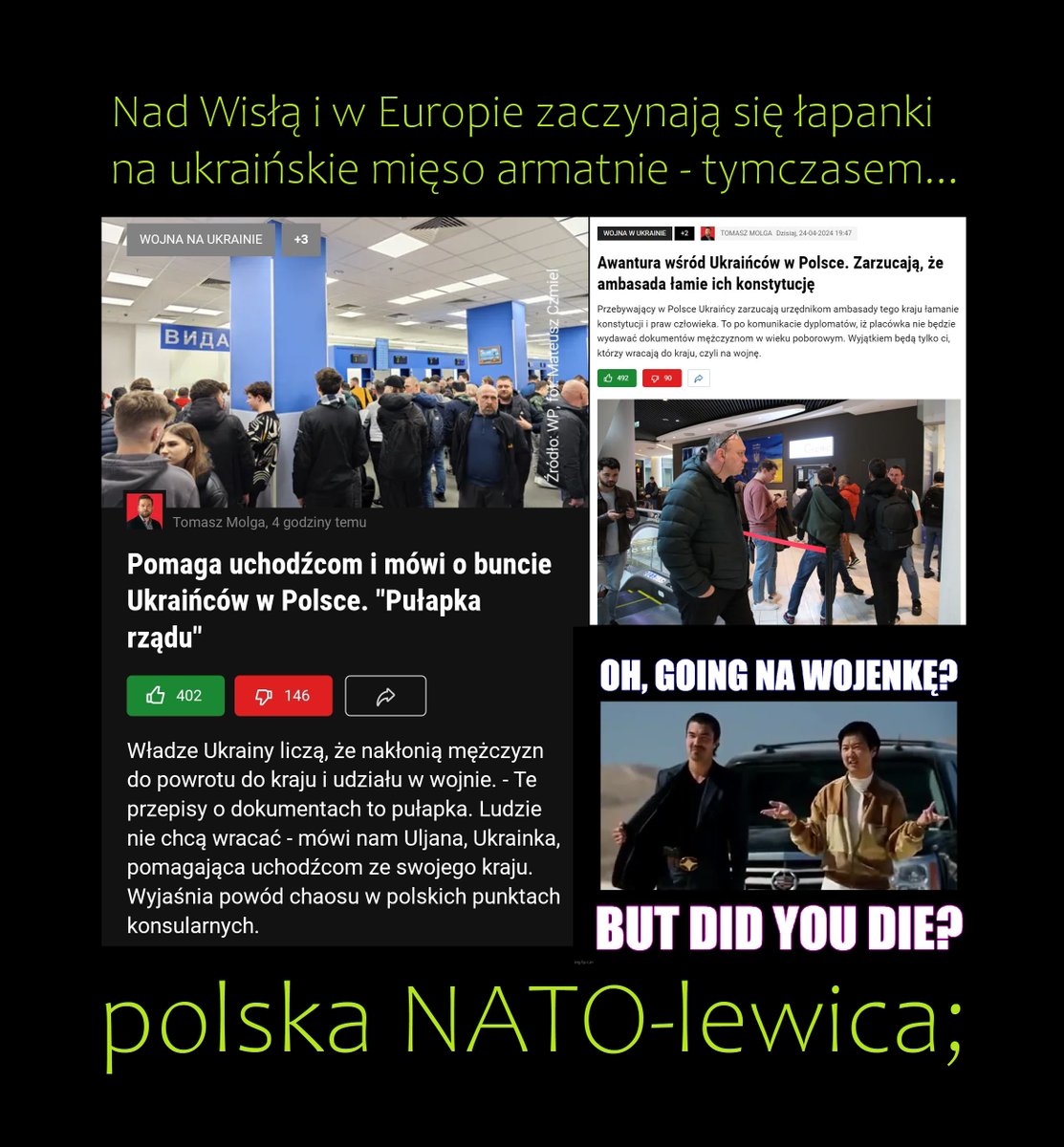 KolinskiRobert's tweet photo. #AtoPolskaWłaśnie... #jelity #libki @__Lewica #targowica #ladacznica #zdrada #zbrodnia #wojna #branka #rak #tusk; #33lataStyropianizmu #KrewNaRękach; ☠⚡

Prawdziwa historia 🇵🇱-jęz. pseudo-lewicy. #trueStory; 🖤🚩

#antyfaszyzm #antykundlizm #WojnaWojnie #FoodNotBombs 🖤🚩 https://t.co/QCBxpZI6zH