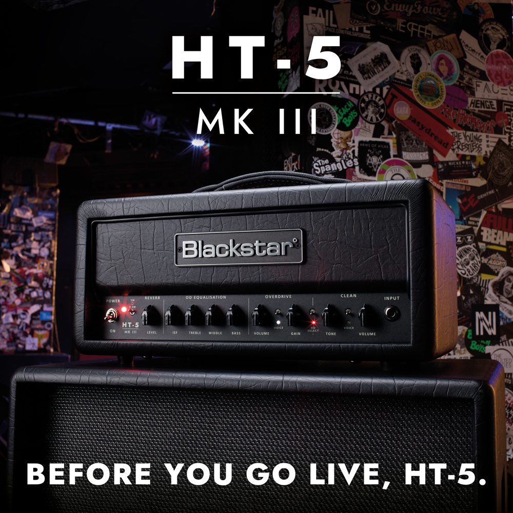BEFORE YOU GO LIVE, HT-5. Killer tones and innovative features make the HT-5R MK III the ultimate studio and practice valve amp. Learn more about the new HT-5R MK III here: blackstaramps.com/ht-5r-mkiii/